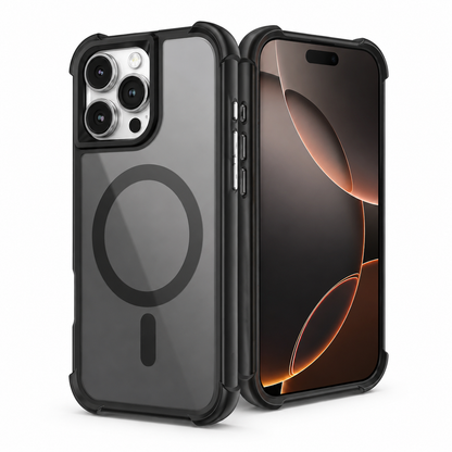 Premium Black MagSafe Phone Case for iPhone 16 Pro Max

