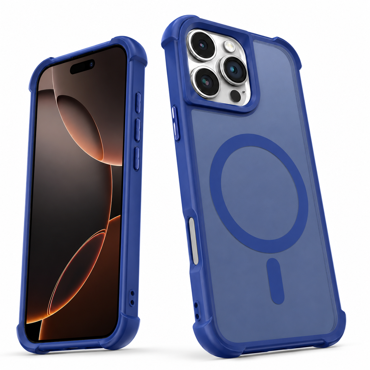 Blue Apex Magnetic Case for iPhone 16 Pro Max
