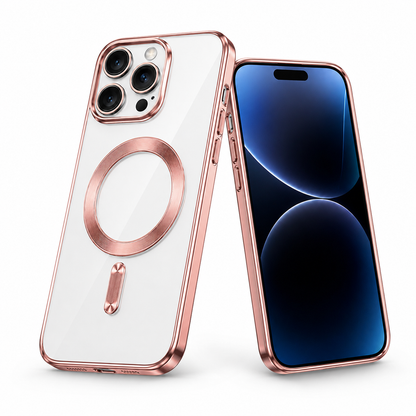 Titanium Matte MagSafe Case for Apple iPhone 16 Pro Max - Rose Gold