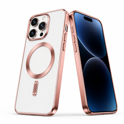 Titanium Matte MagSafe Case for Apple iPhone 16 Pro Max - Rose Gold