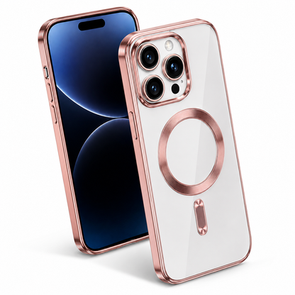 Titanium Matte MagSafe Case for Apple iPhone 16 Pro Max - Rose Gold