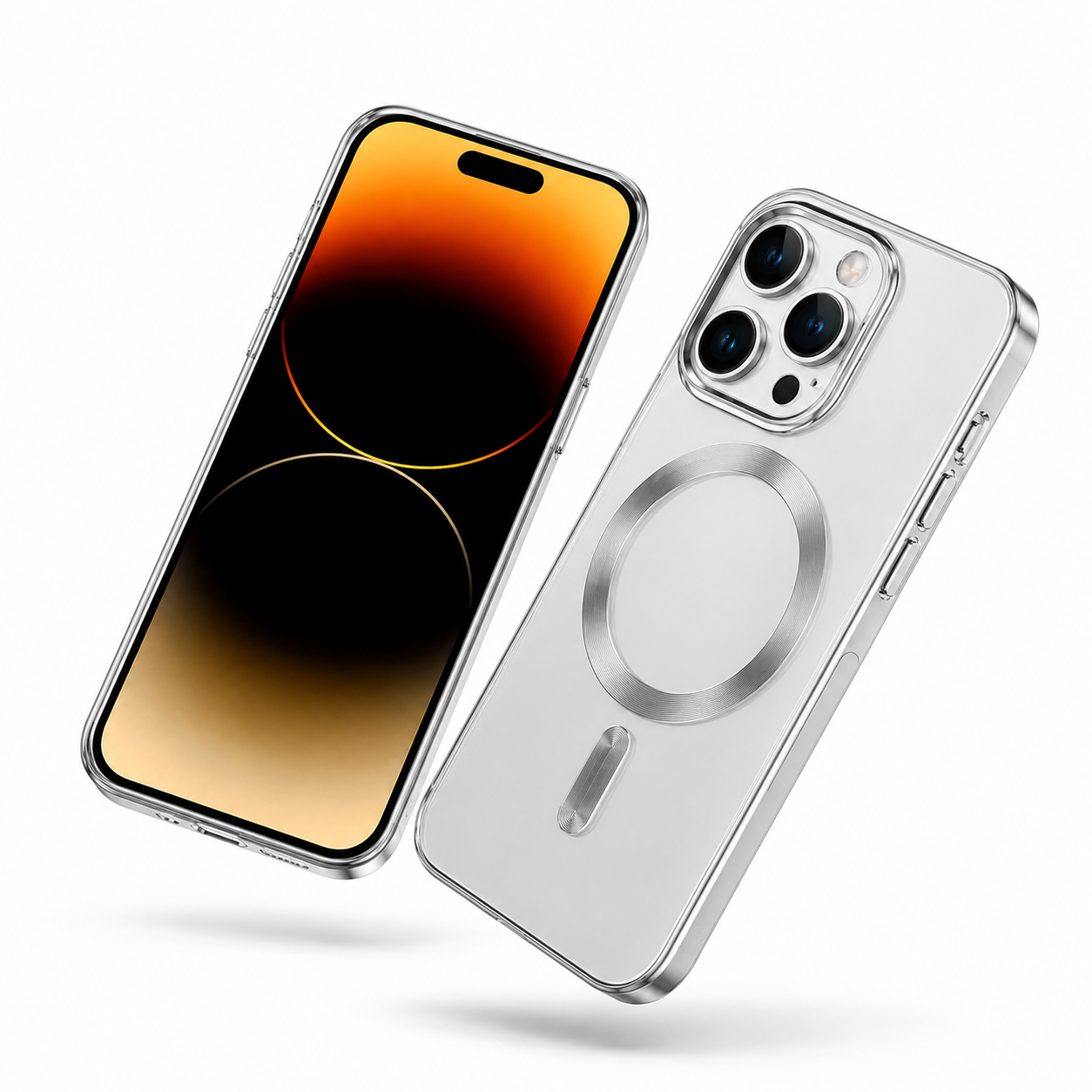 Electro Titanium Matte MagSafe Case for Apple iPhone 16 Pro Max - Silver
