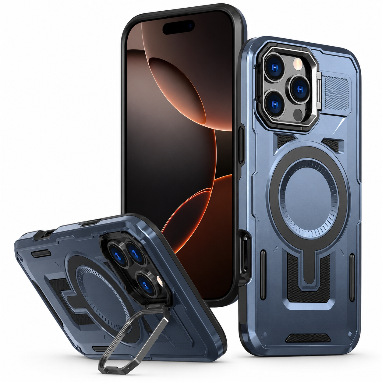 Navy Shield Mate Case for Apple iPhone 16 Pro Max
