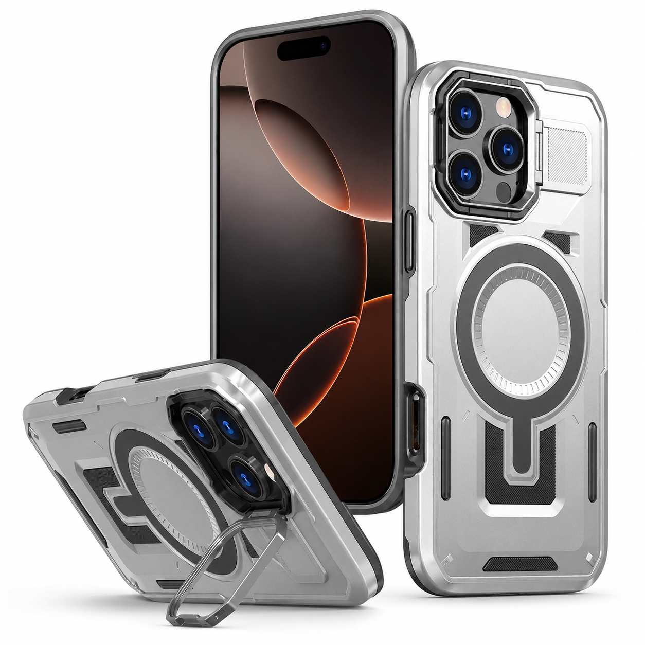 White Shield Mate Case for Apple iPhone 16 Pro Max
