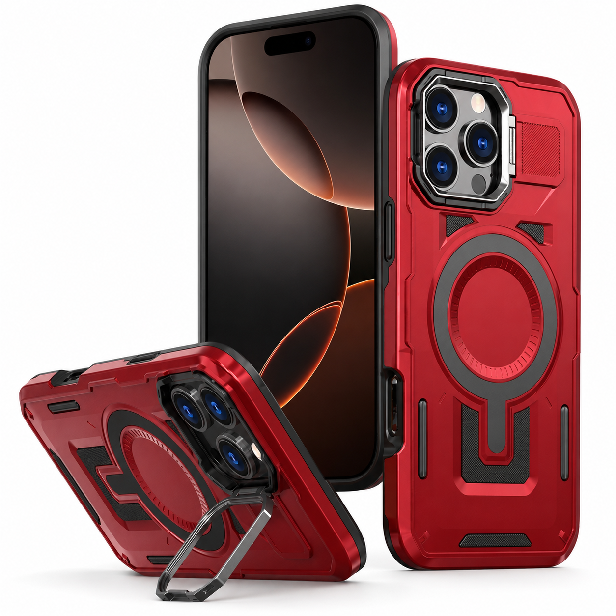 Red Shield Mate Case for Apple iPhone 16 Pro Max
