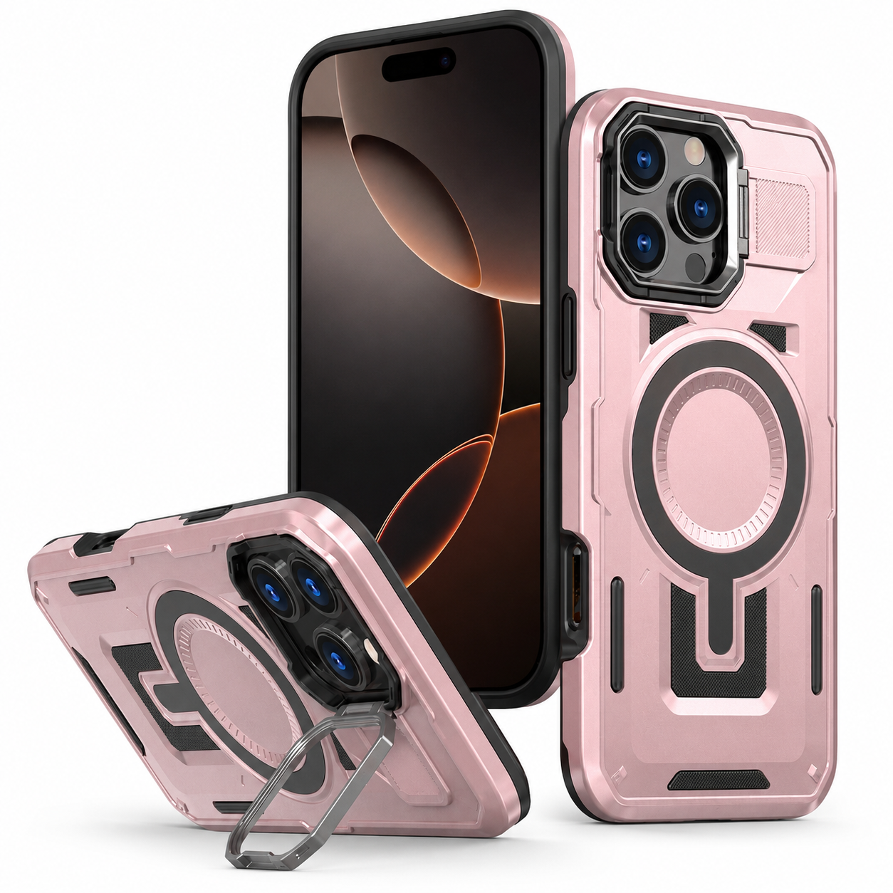 Rose Gold Shield Mate Case for Apple iPhone 16 Pro Max
