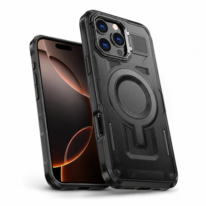Black Protective Shield Mate Cover for iPhone 16 Pro Max
