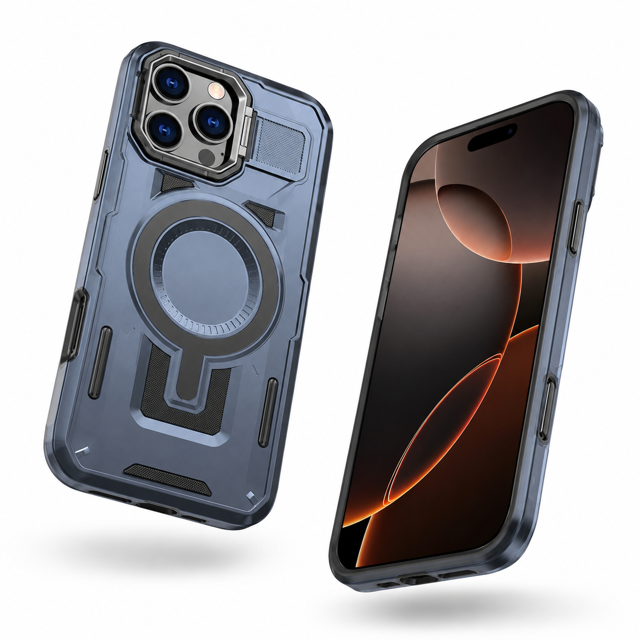 Durable Shield Mate Case for iPhone 16 Pro Max Navy
