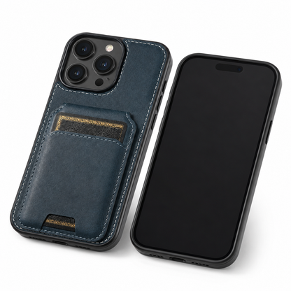 Apple iPhone 16 Pro Max Navy Wallet Protective Case
