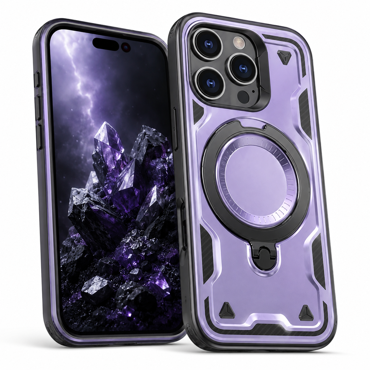Sparta MagSafe Ring Case for Apple iPhone 16 Pro Max - Purple