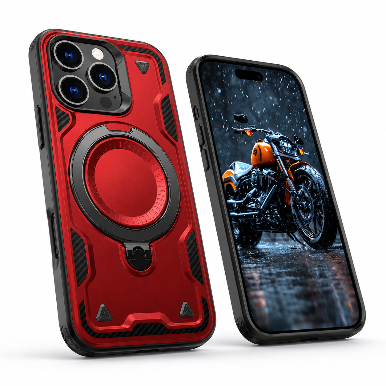 Sparta MagSafe Ring Case for Apple iPhone 16 Pro Max - Red