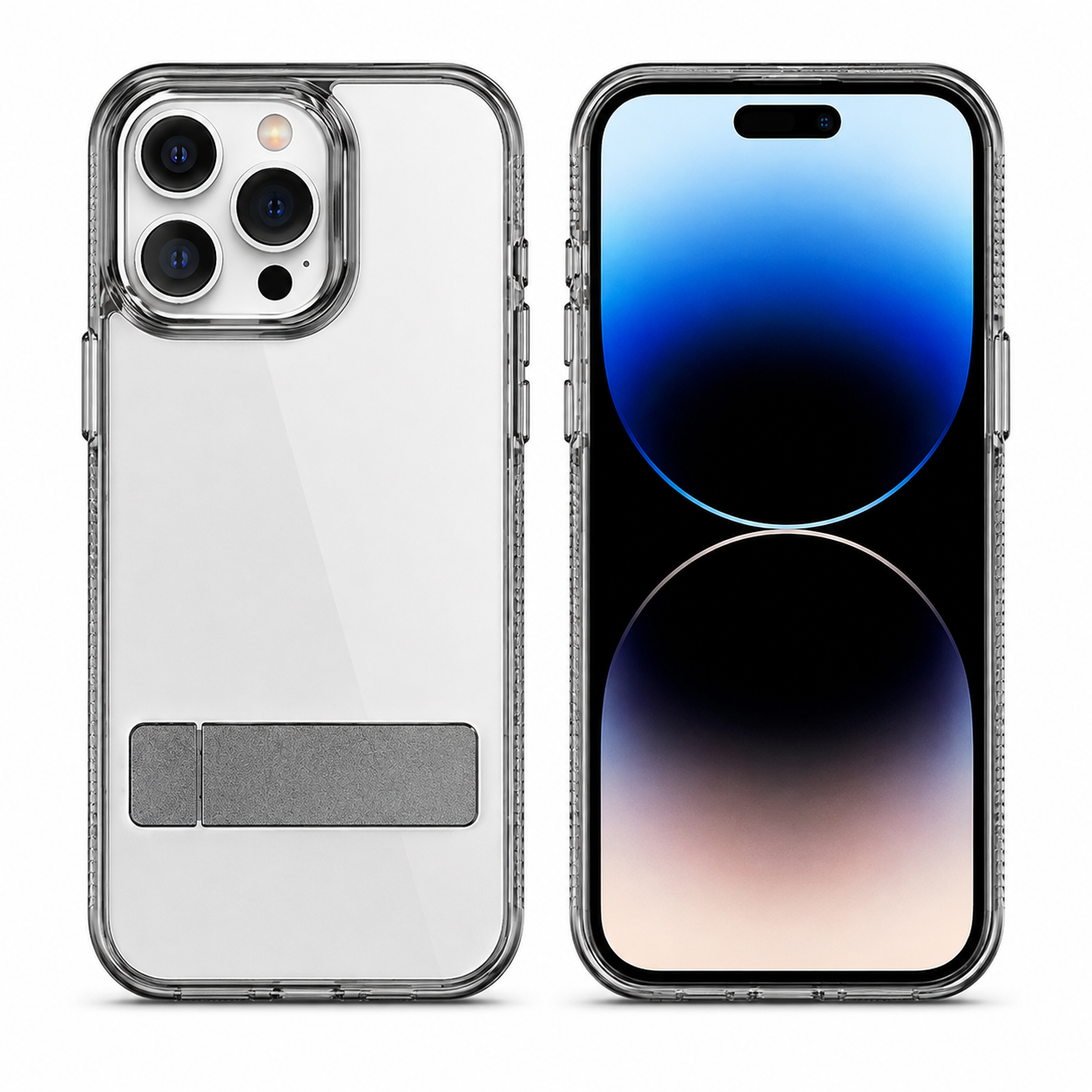3-Angle Metal Stand Case for Apple iPhone 16 Pro Max - Black
