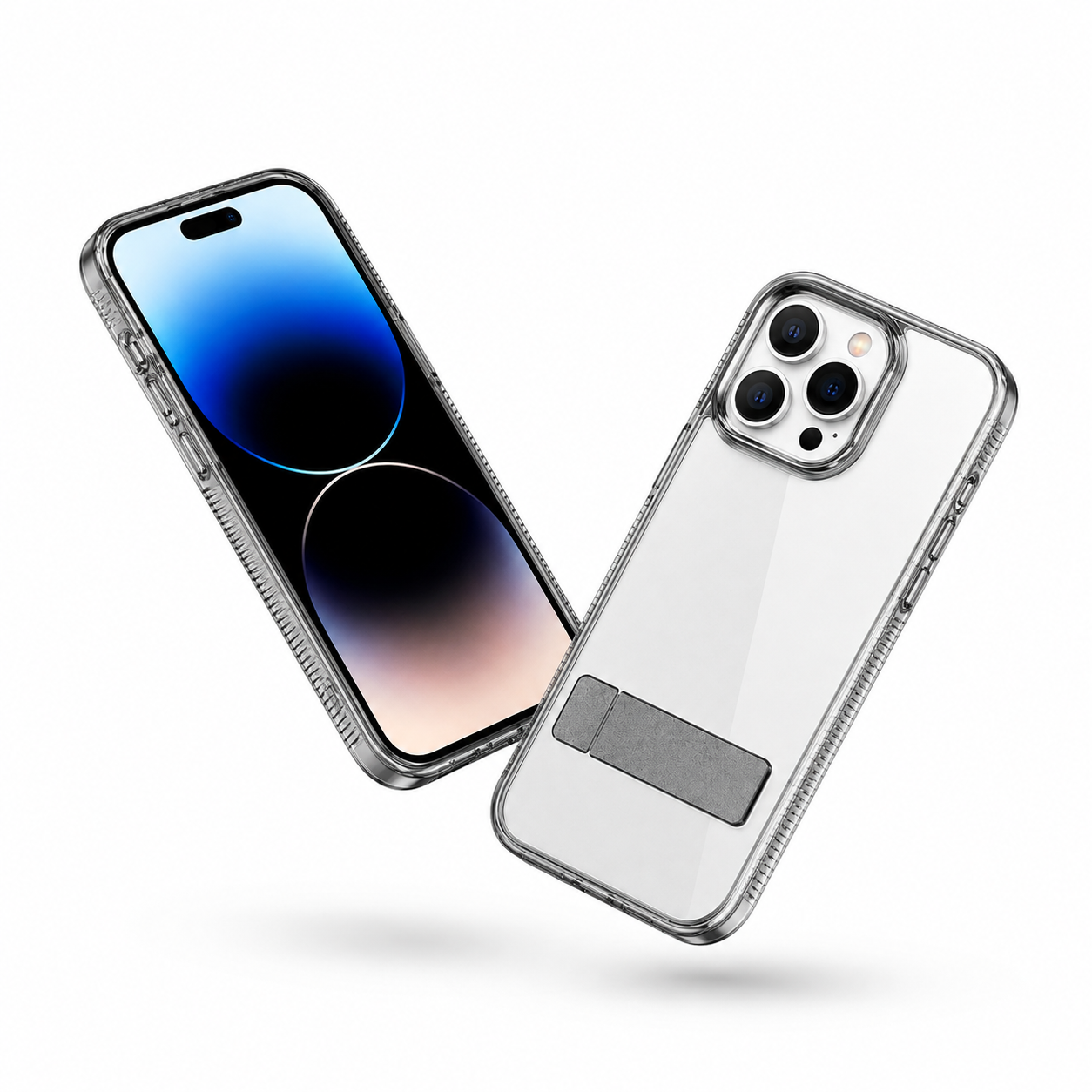 3-Angle Metal Stand Case for Apple iPhone 16 Pro Max - Black