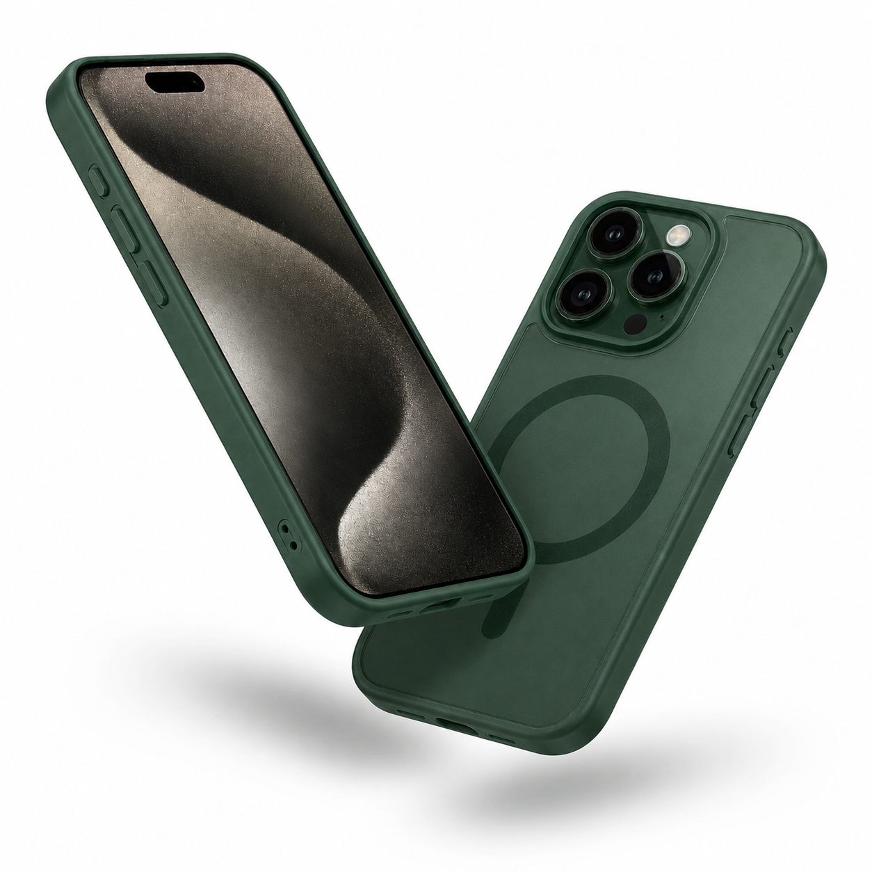Matte Rubberized MagSafe Case for Apple iPhone 16 Pro Max - Green