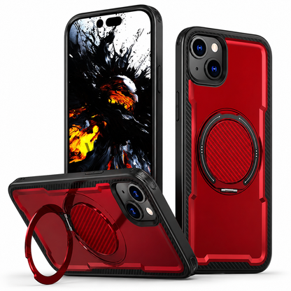 MagSafe Covert Shockproof Case for Apple iPhone 15 - Red