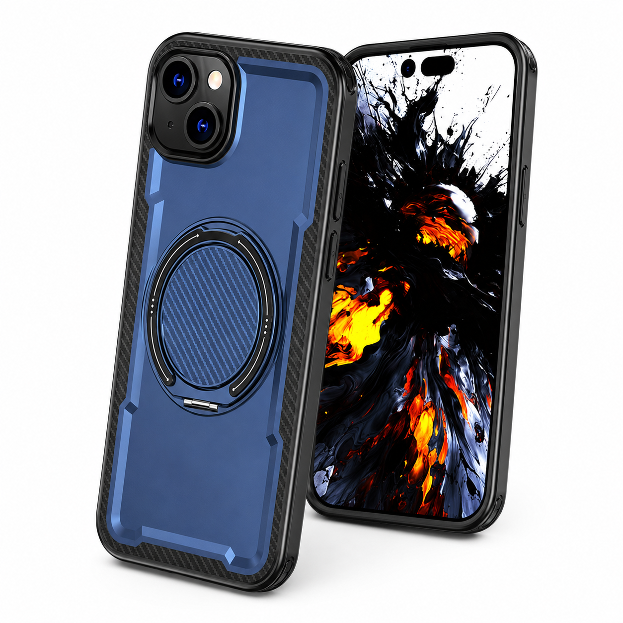 MagSafe Covert Shockproof Case for Apple iPhone 15 - Navy