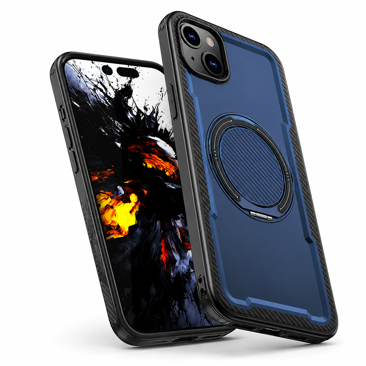MagSafe Covert Shockproof Case for Apple iPhone 15 - Navy