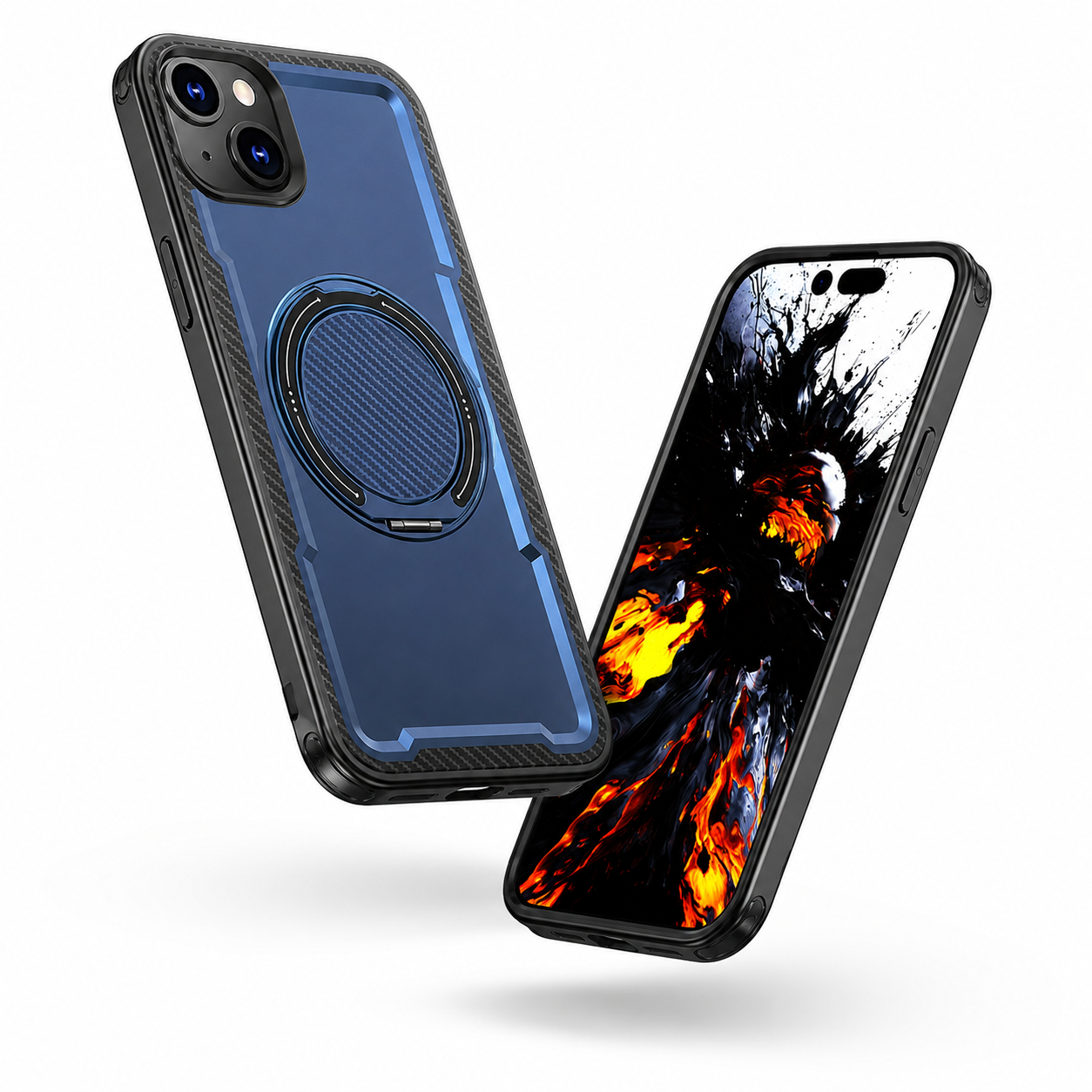 MagSafe Covert Shockproof Case for Apple iPhone 15 - Navy