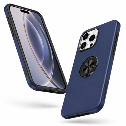 Swirl Ring Grip Case for Apple iPhone 16 Pro Max - Navy