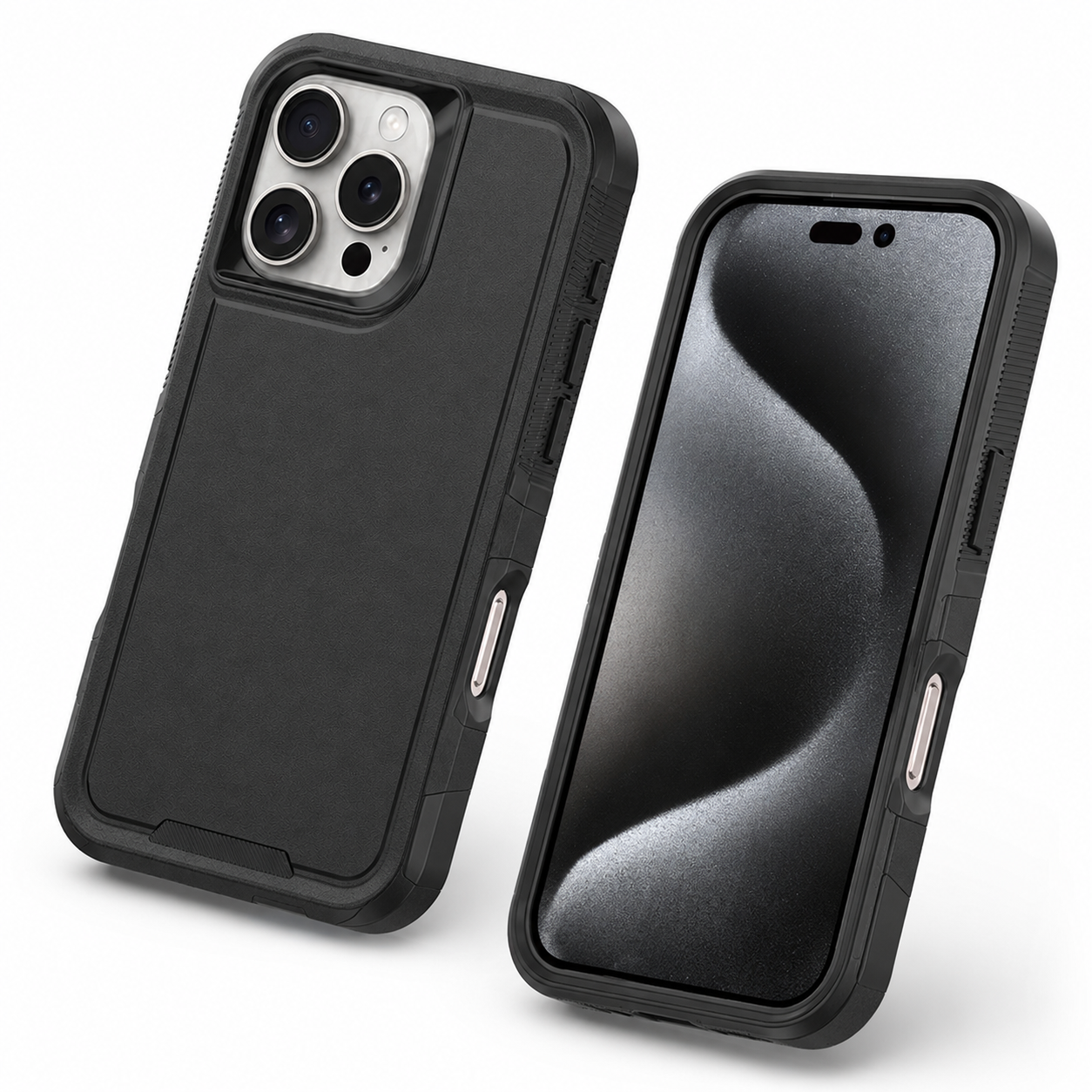 Matte Slim Protective Case for Apple iPhone 16 Pro Max - Black