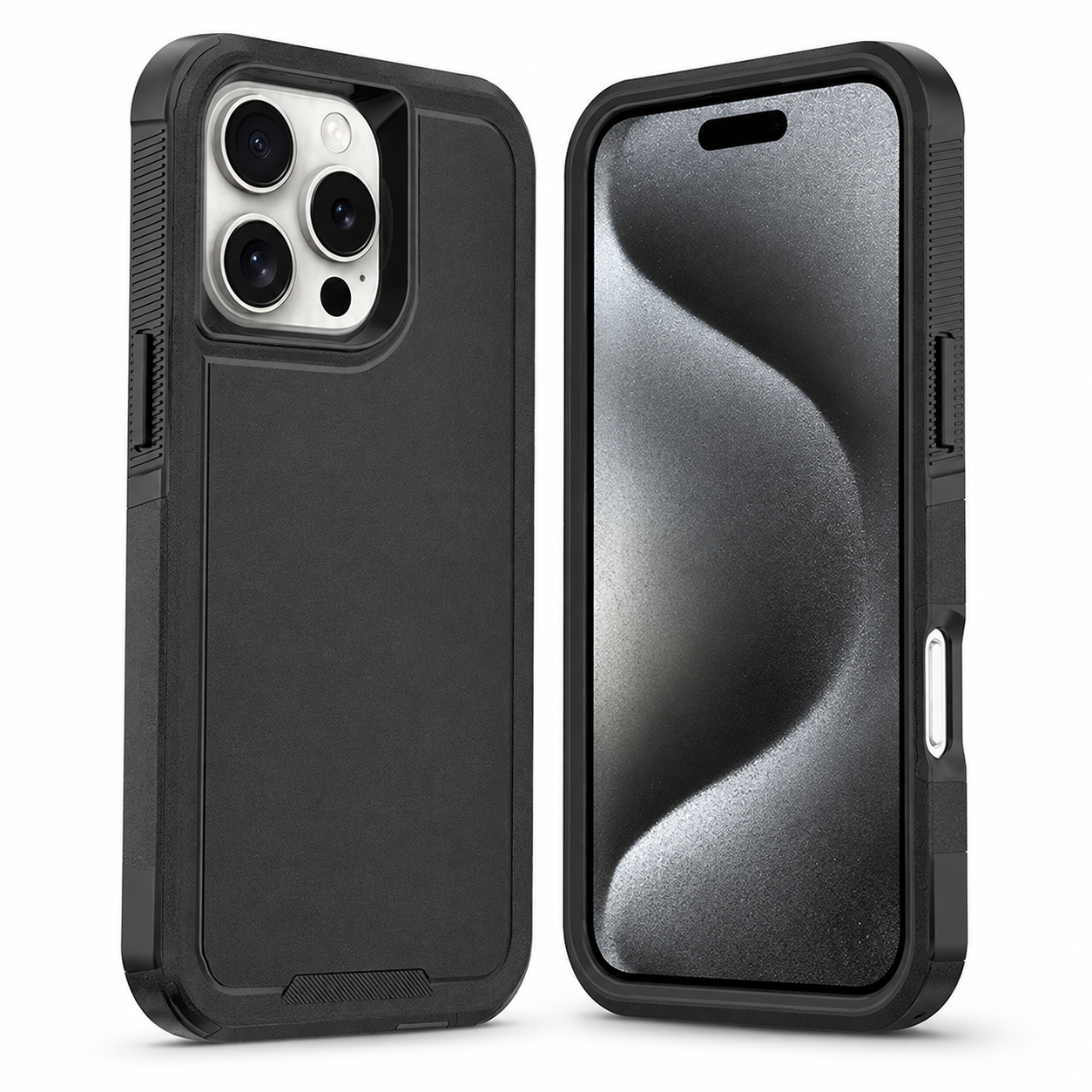 Matte Slim Protective Case for Apple iPhone 16 Pro Max - Black