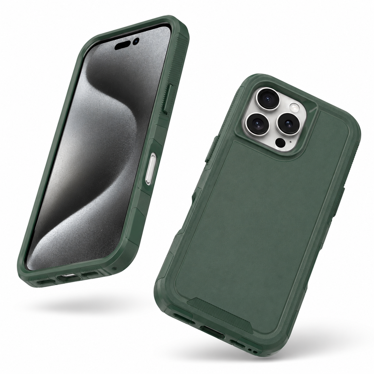 Comm Lite Slim Protective Case for Apple iPhone 16 Pro Max - Midnight Green