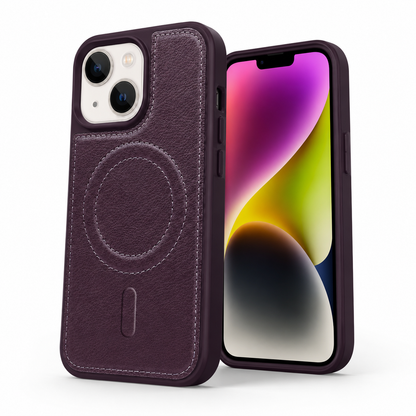 Engraved MagSafe Case for Apple iPhone 15 - Purple
