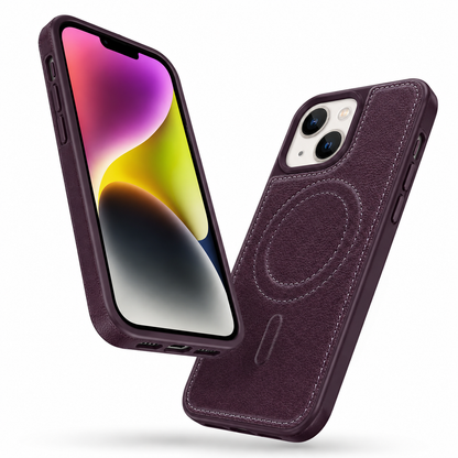 Engraved MagSafe Case for Apple iPhone 15 - Purple