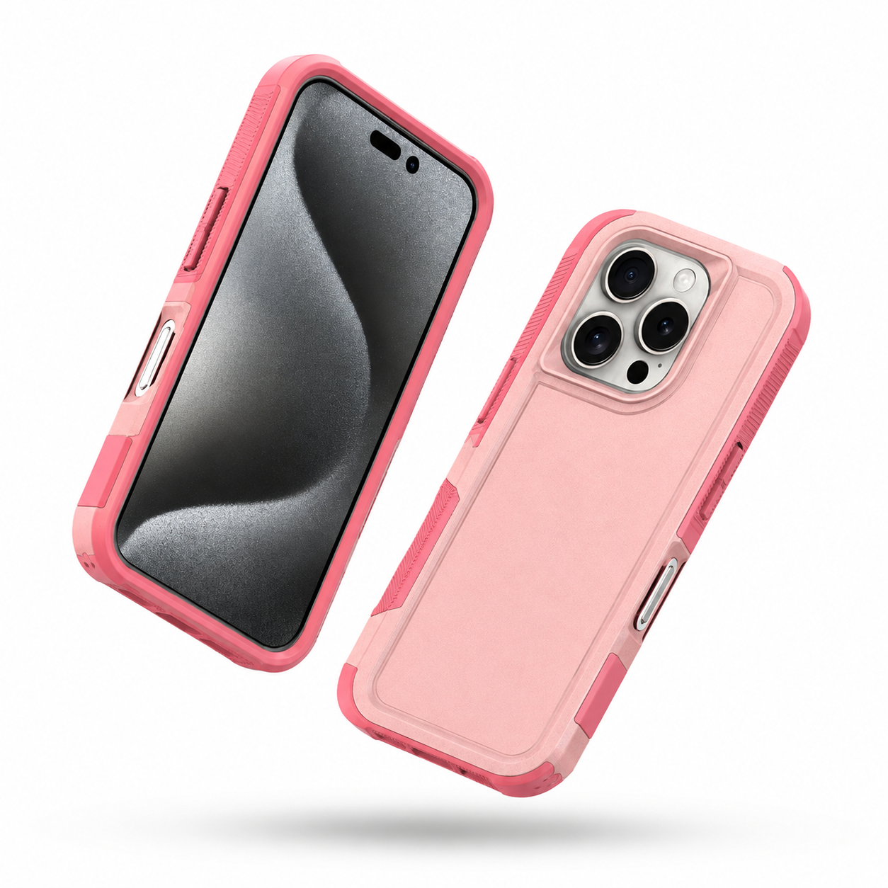 Comm Lite Slim Shockproof Case for Apple iPhone 16 Pro Max - Pink