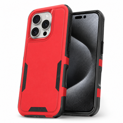 Slim Matte Comm Lite Protective Case for Apple iPhone 16 Pro Max - Red