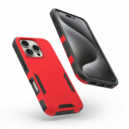 Slim Matte Comm Lite Protective Case for Apple iPhone 16 Pro Max - Red