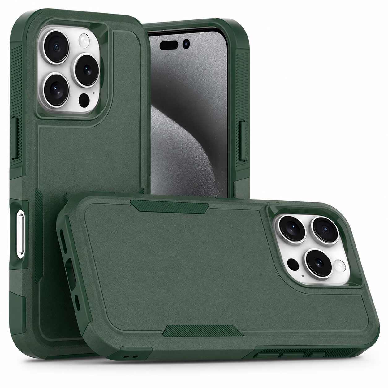 Comm Lite Slim Protective Case for Apple iPhone 16 Pro Max - Midnight Green