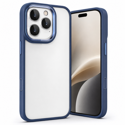 Matte Ultra-Hybrid Case for Apple iPhone 16 Pro Max - Midnight Blue