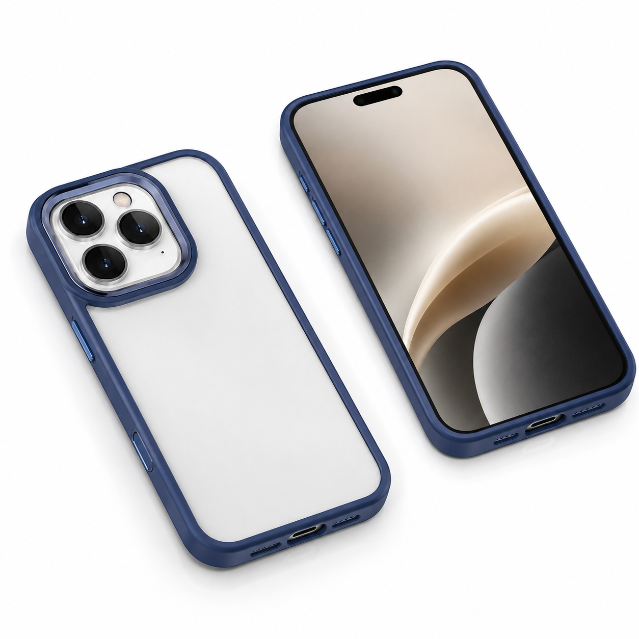 Matte Ultra-Hybrid Case for Apple iPhone 16 Pro Max - Midnight Blue