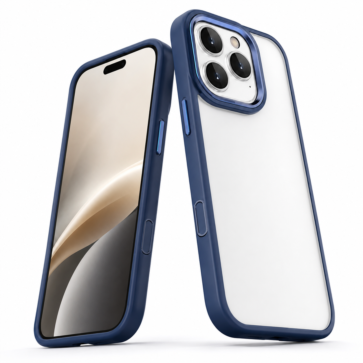 Matte Ultra-Hybrid Case for Apple iPhone 16 Pro Max - Midnight Blue