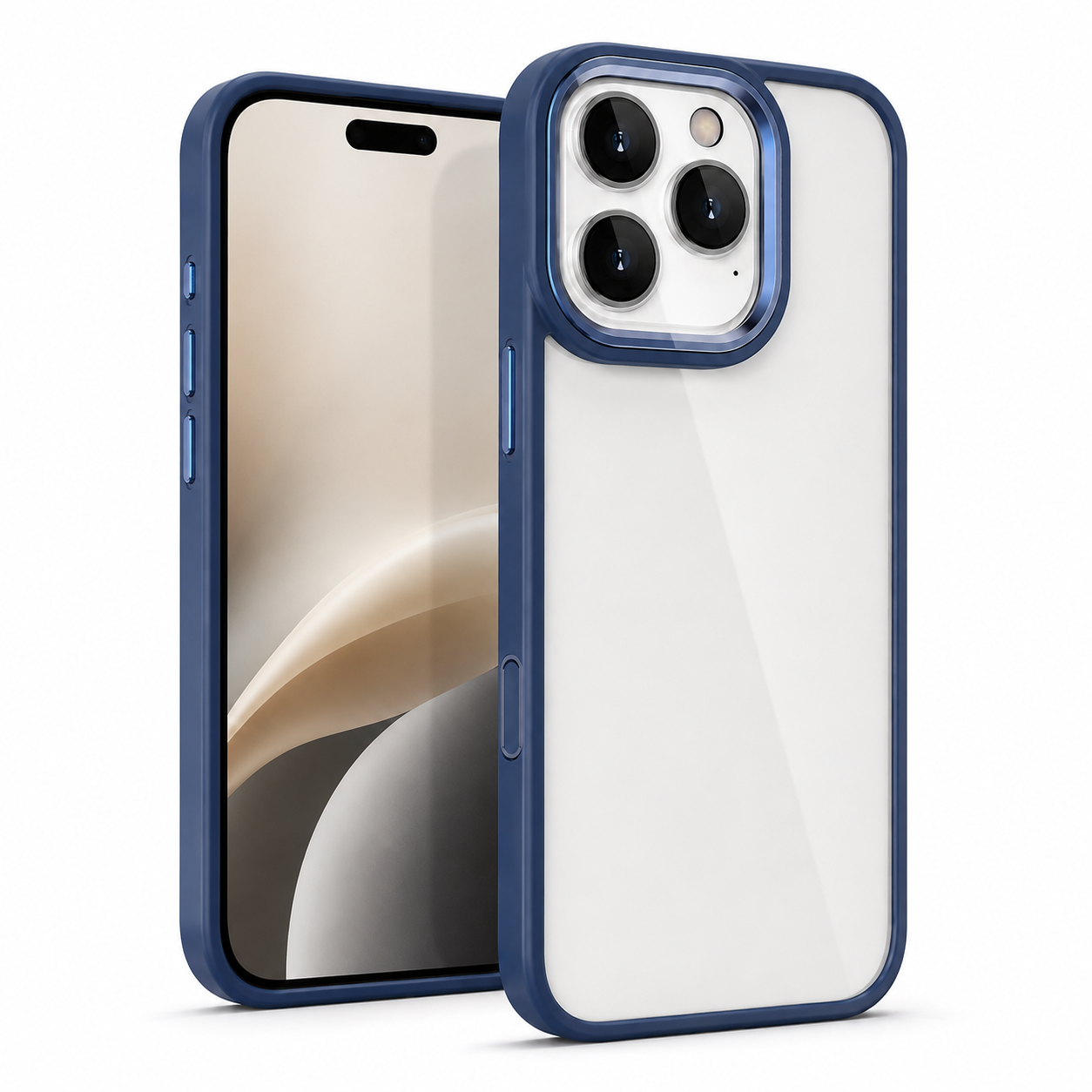 Matte Ultra-Hybrid Case for Apple iPhone 16 Pro Max - Midnight Blue