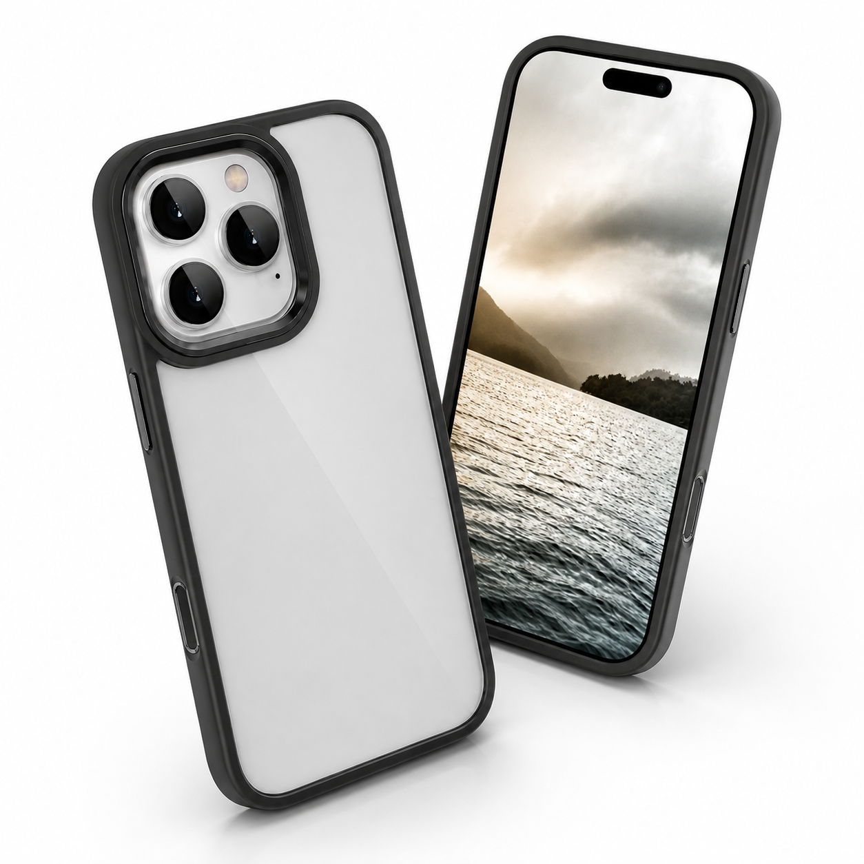 Matte Ultra-Hybrid Protective Case for Apple iPhone 16 Pro Max - Black