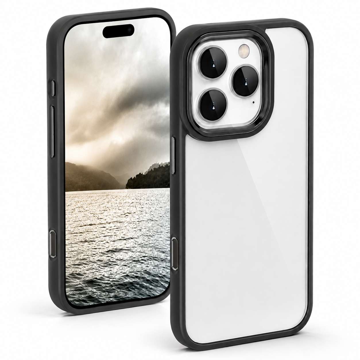Matte Ultra-Hybrid Protective Case for Apple iPhone 16 Pro Max - Black