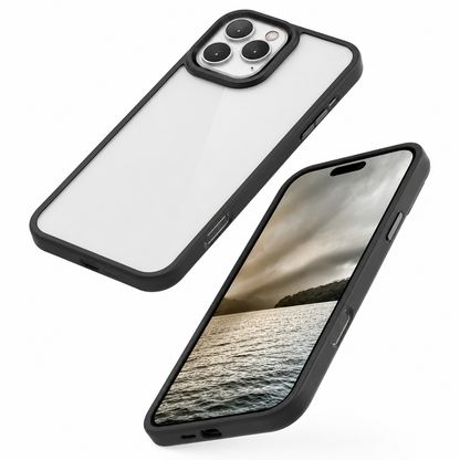 Matte Ultra-Hybrid Protective Case for Apple iPhone 16 Pro Max - Black