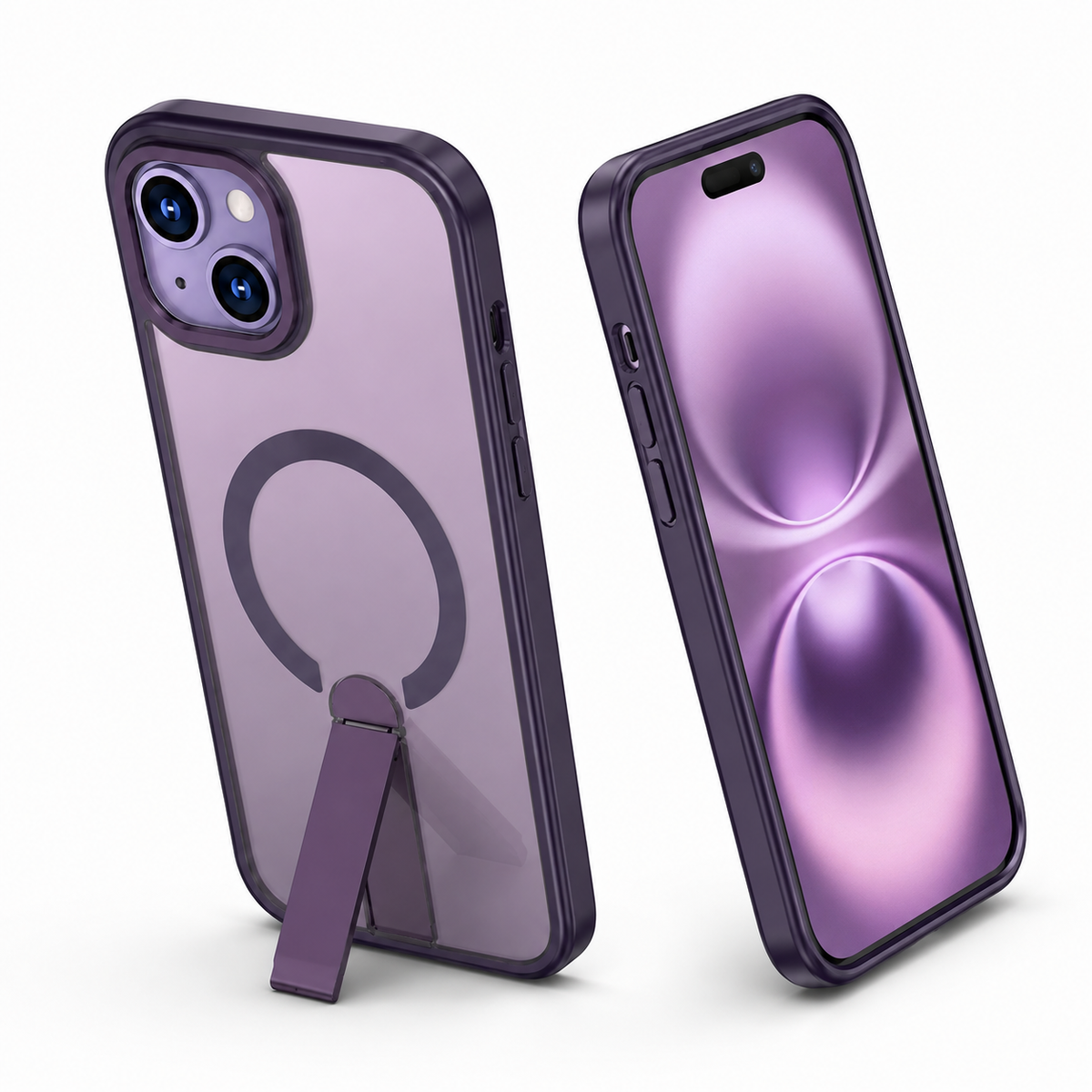 MagSafe iStand Kickstand Case for Apple iPhone 14 - Purple
