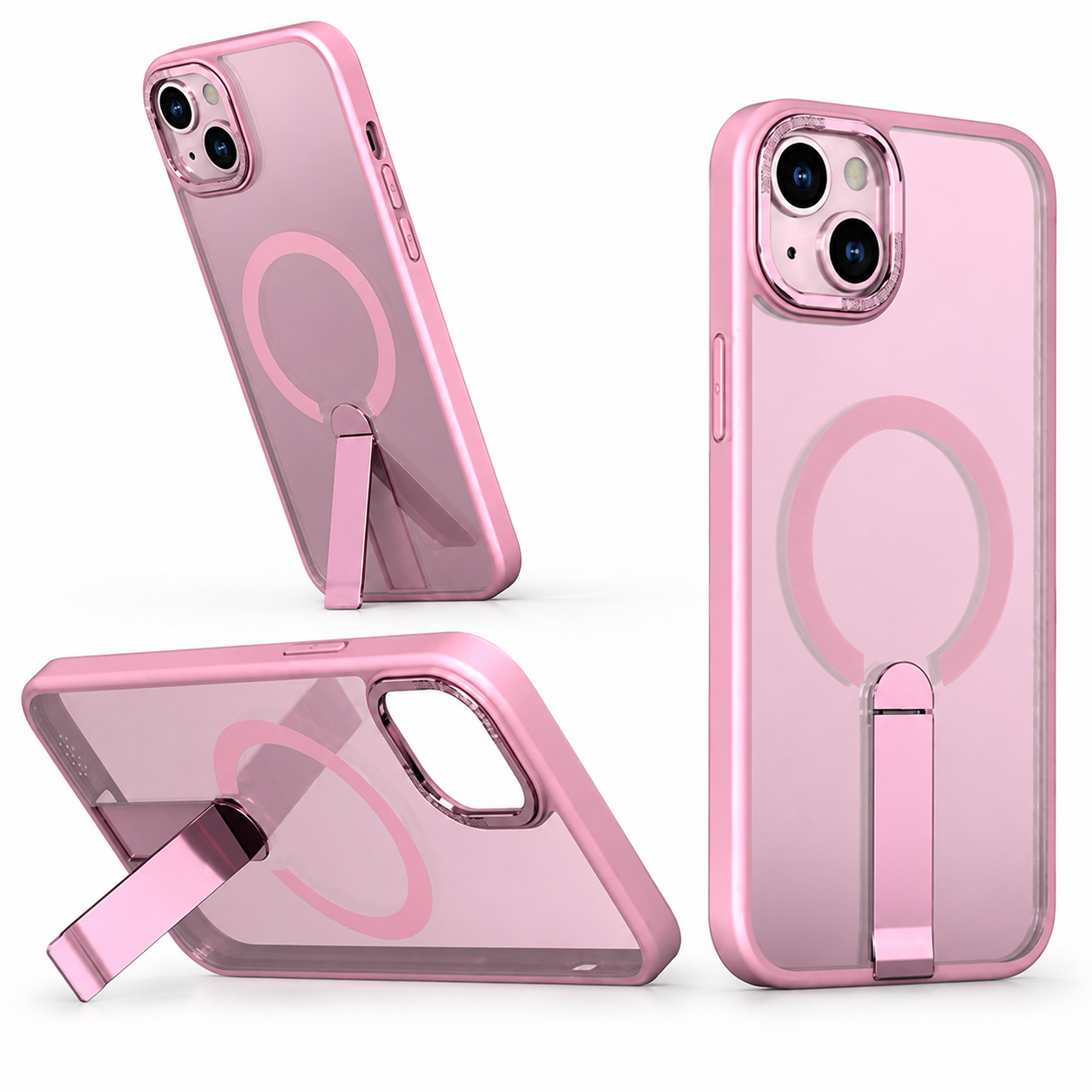 MagSafe iStand Kickstand Case for Apple iPhone 14 - Pink