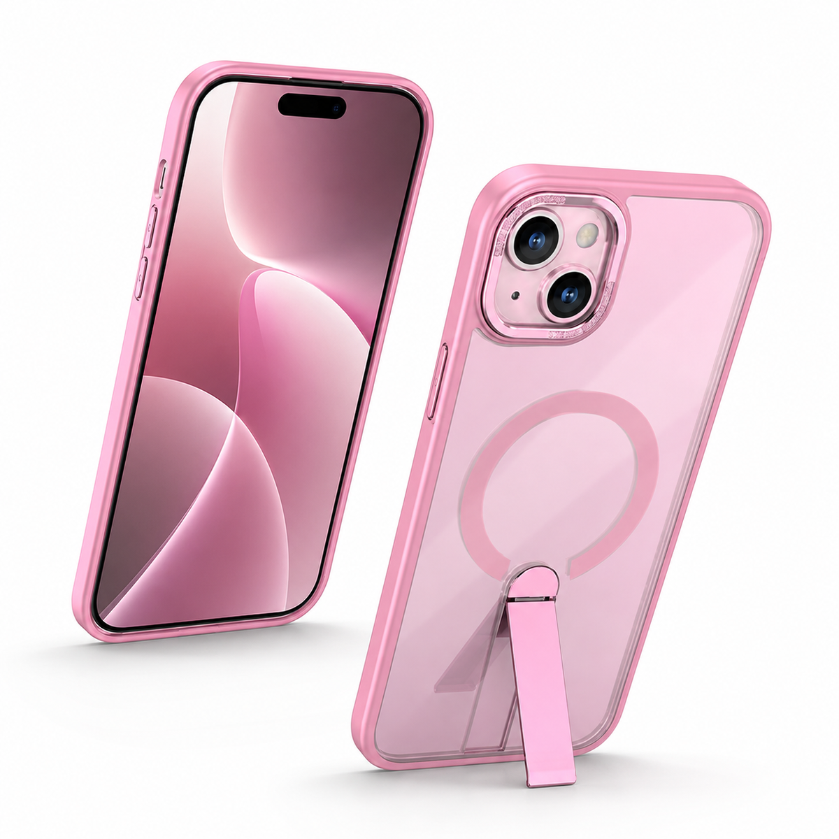 MagSafe iStand Kickstand Case for Apple iPhone 13 - Pink