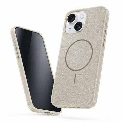Glitsy MagSafe Case for Apple iPhone 15 - Grey