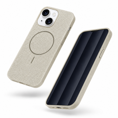 Glitsy MagSafe Case for Apple iPhone 15 - Grey