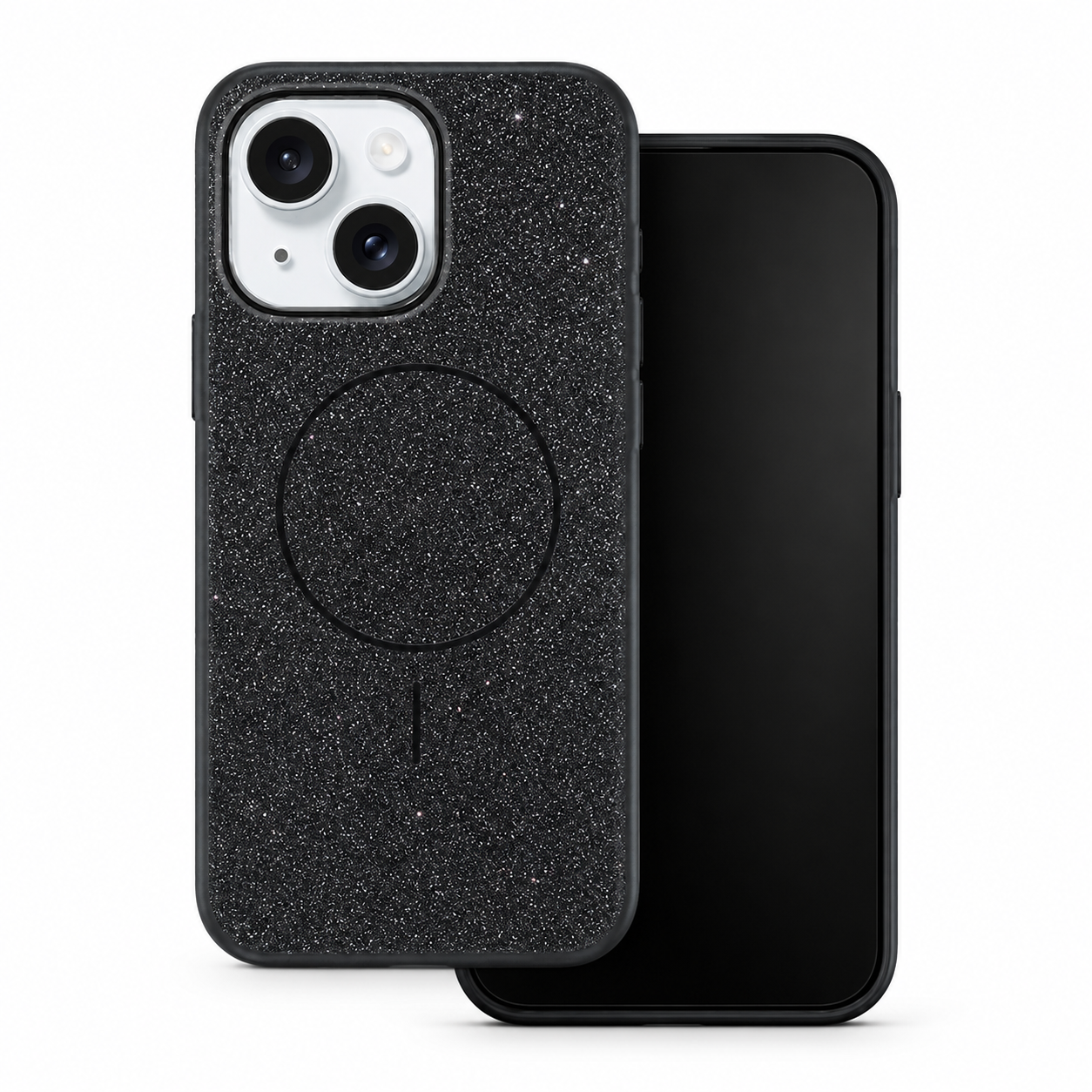 Glitsy MagSafe Case for Apple iPhone 15 - Black