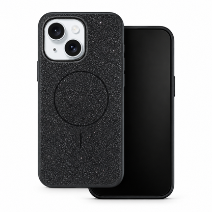 Glitsy MagSafe Case for Apple iPhone 15 - Black