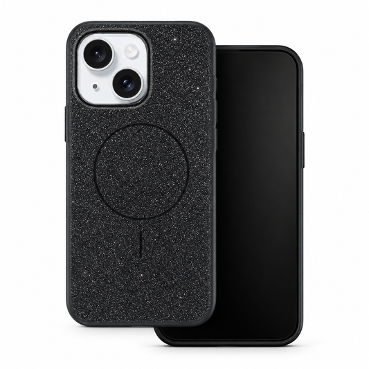 Glitsy MagSafe Case for Apple iPhone 15 - Black – premium MagSafe phone cover