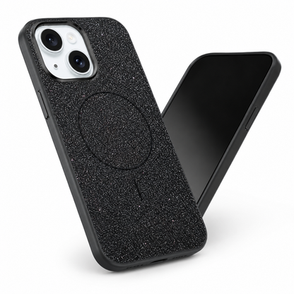 Glitsy MagSafe Case for Apple iPhone 15 - Black