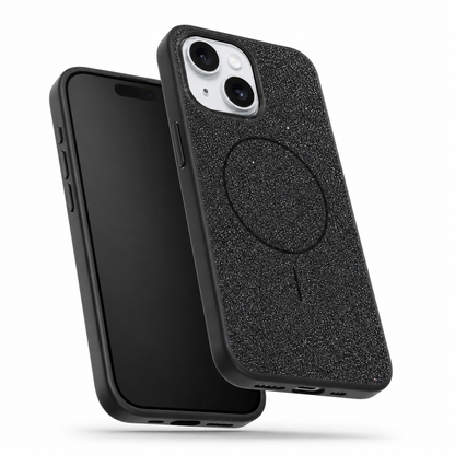 Glitsy MagSafe Case for Apple iPhone 15 - Black
