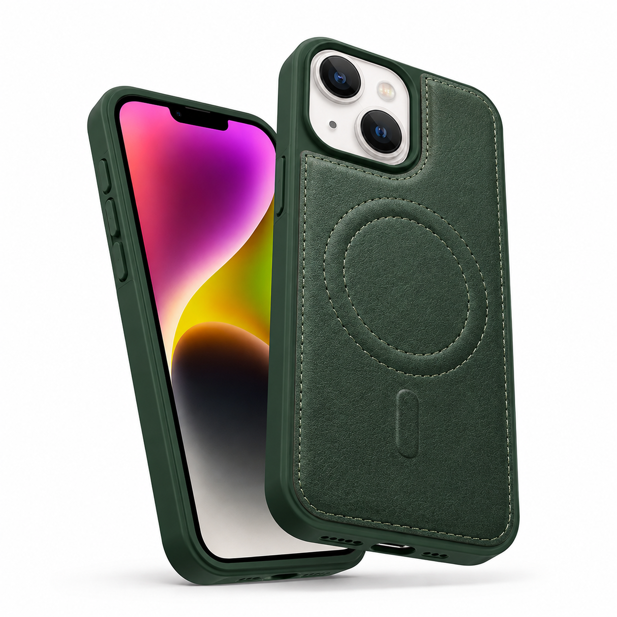 Engraved MagSafe Case for Apple iPhone 15 - Green